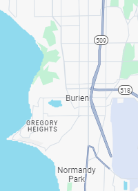 Image of Burien Washington Map