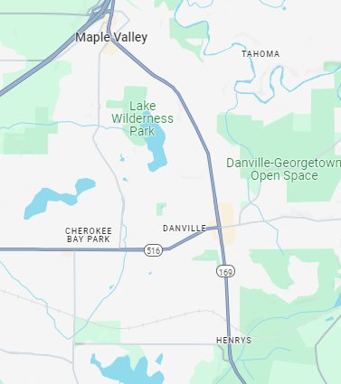 Image of Maple Valley Washington Map