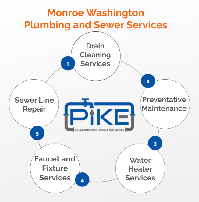 Image of Monroe Plumbing Services Infographic