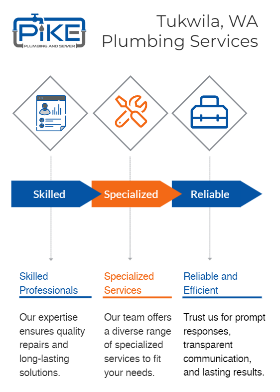 Image of Tukwila Washington Plumbing Services Infographic