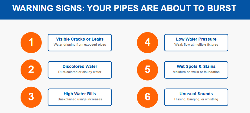 Warning Signs Your Pipes Are About to Burst