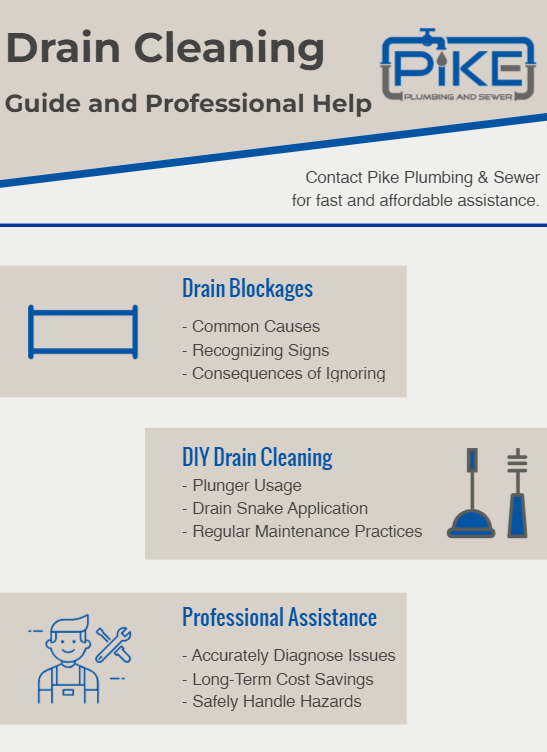 Image of Drain Cleaning Guide Infographic by Pike Plumbing & Sewer