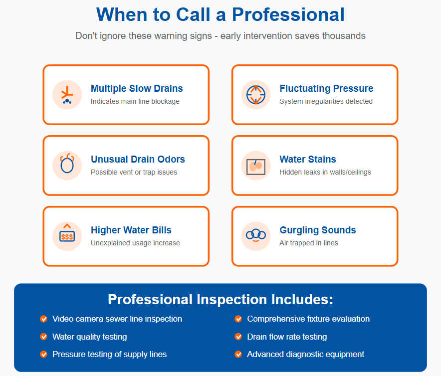 Plumbing Maintenance Checklist When to Call a Professional