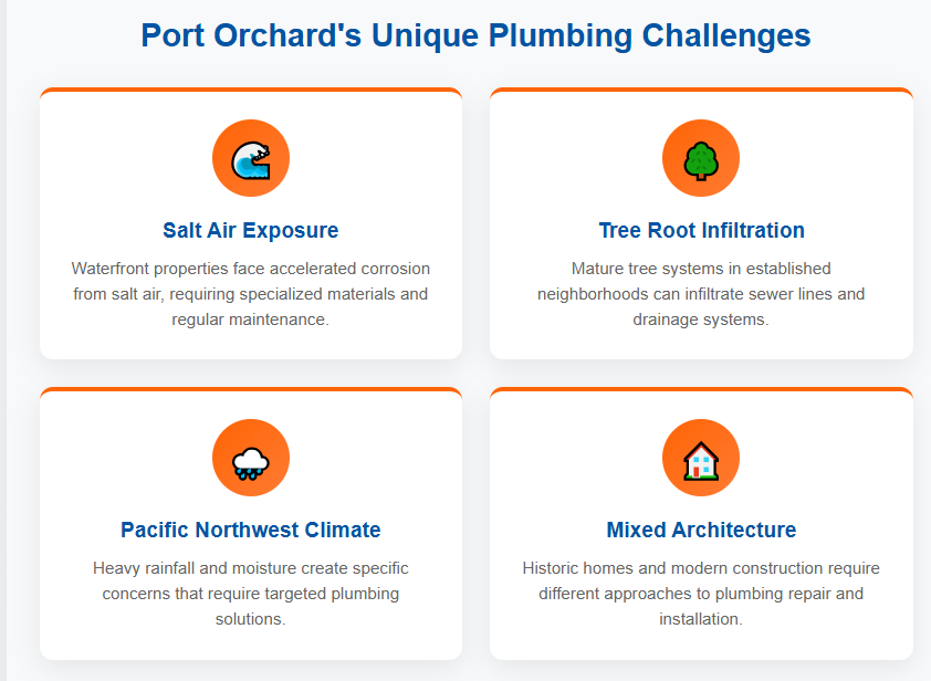 Port Orchard Plumbing Challenges Infographic