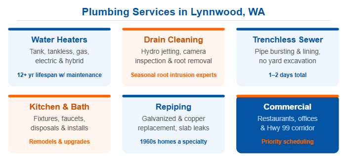 Lynnwood Plumbing Services